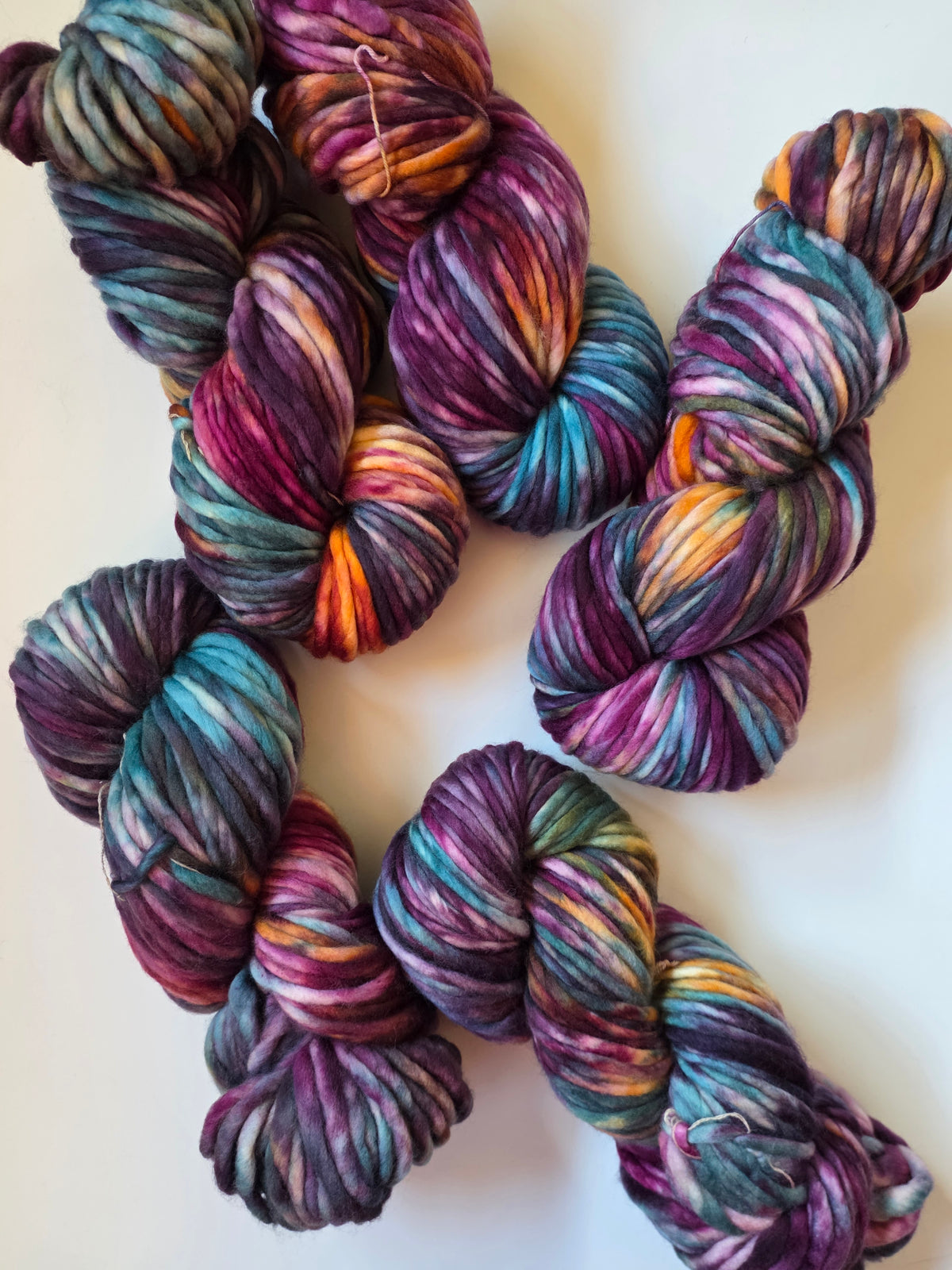 Stitch Hiker Designs Hand Dyed Yarn | Super Bulky | Moody Autumn