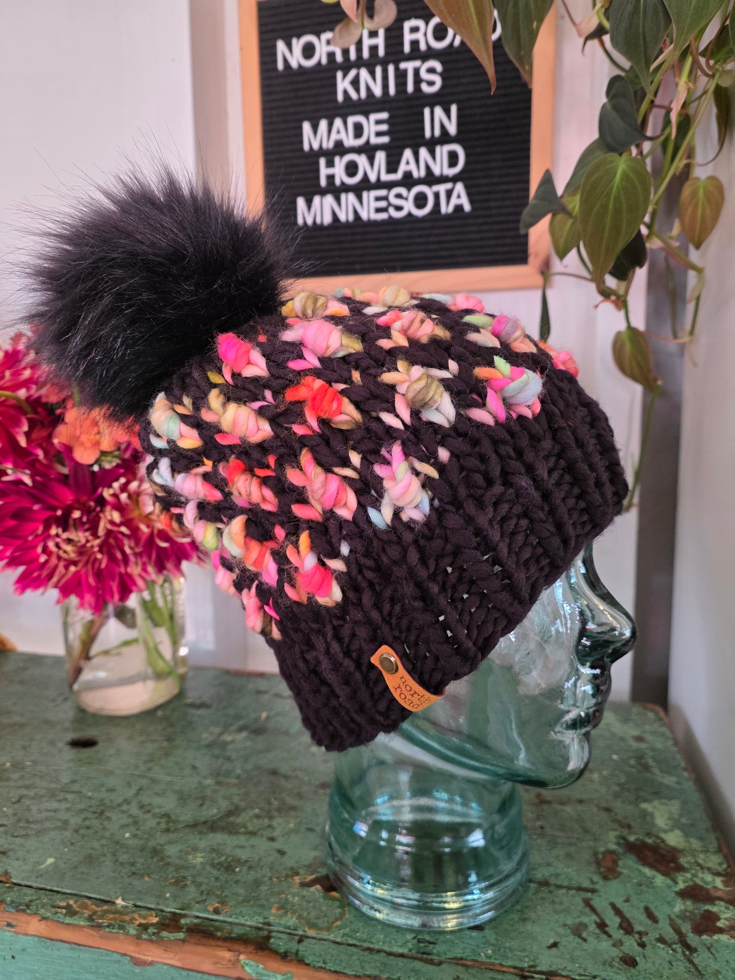 Merino Wool Pom Hat