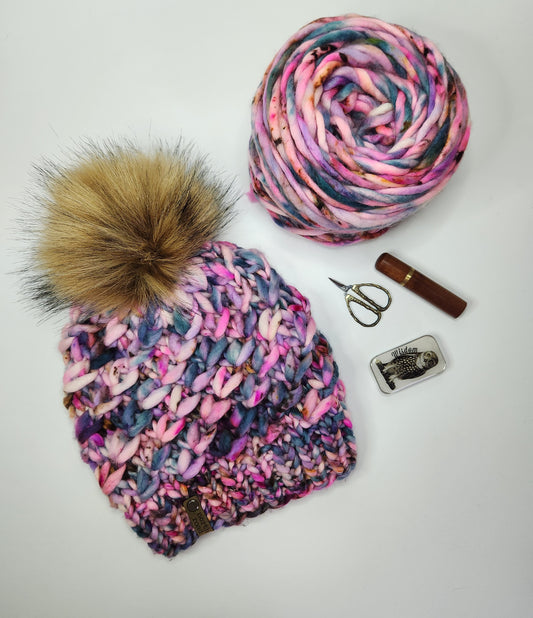 Merino Wool Pom Hat