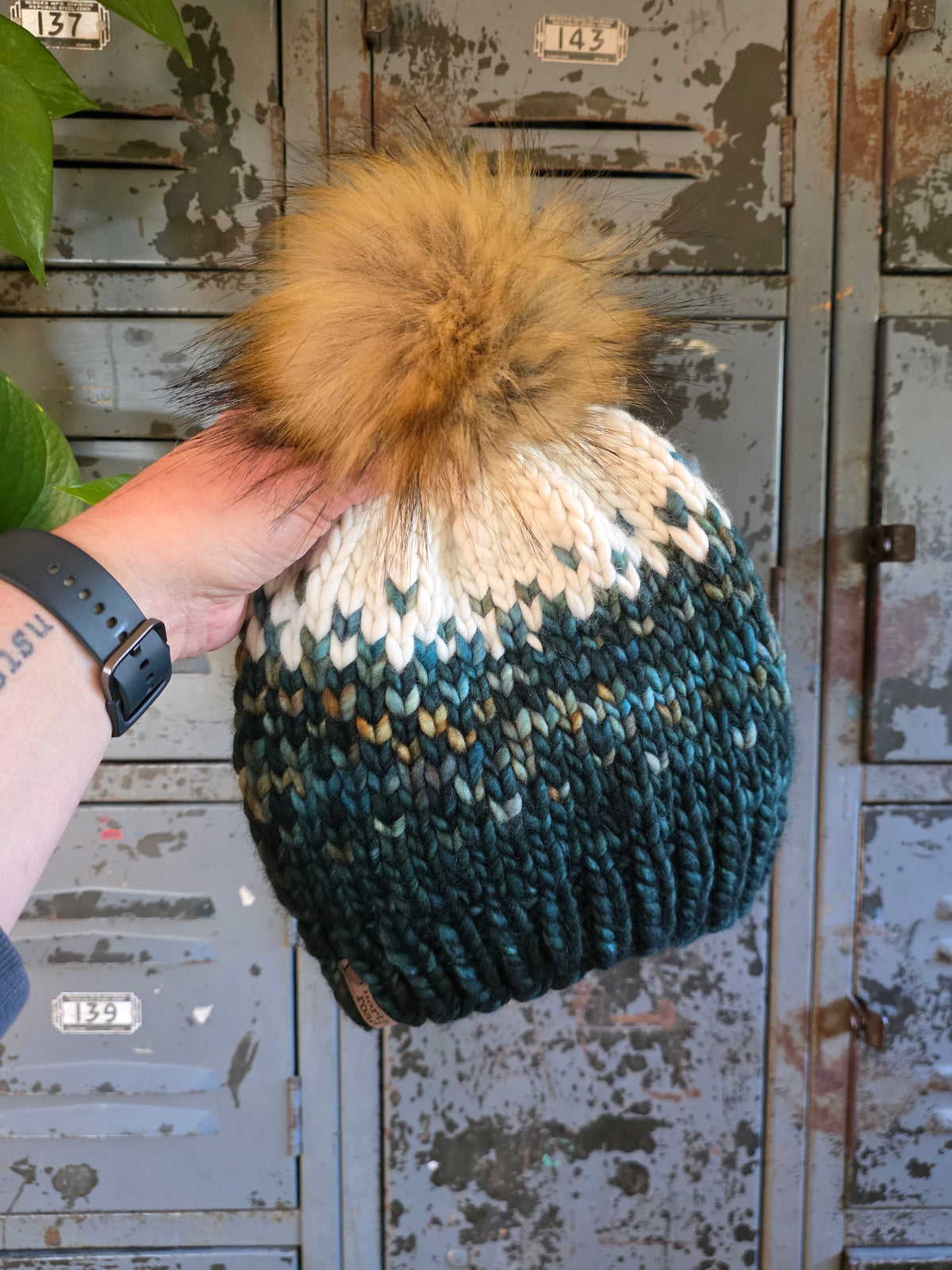 Merino Wool Pom Hat