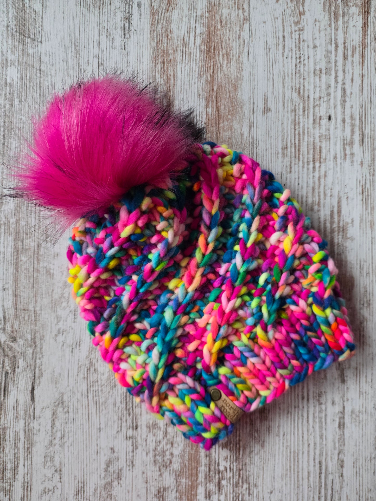 Merino Wool Pom Hat