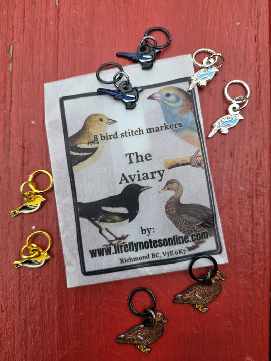 Aviary Stitch Markers (Set of 8)
