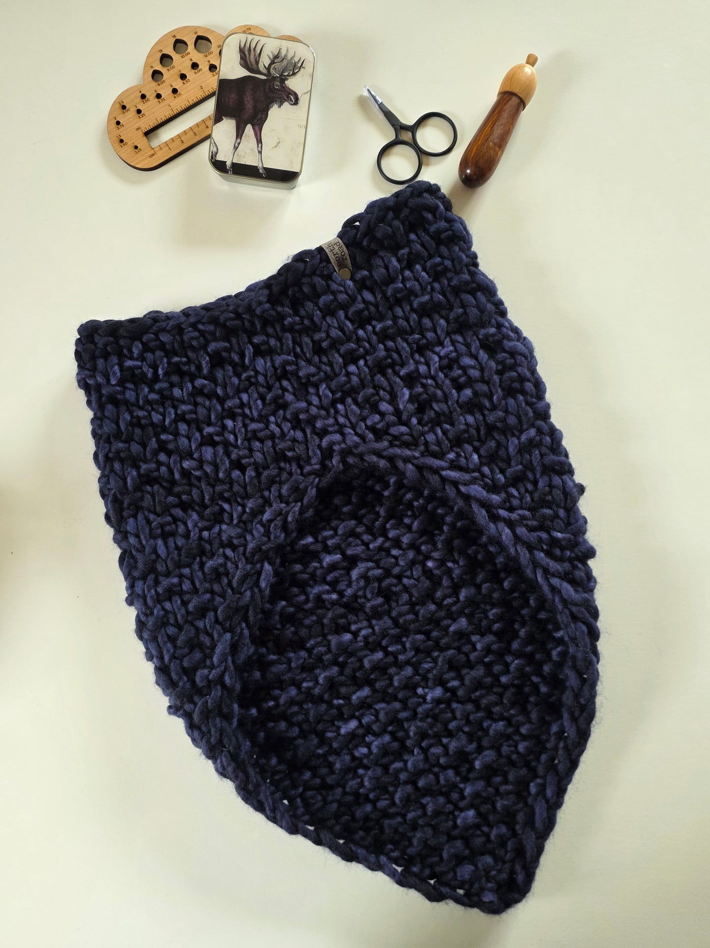 Merino Wool Bandana Cowl