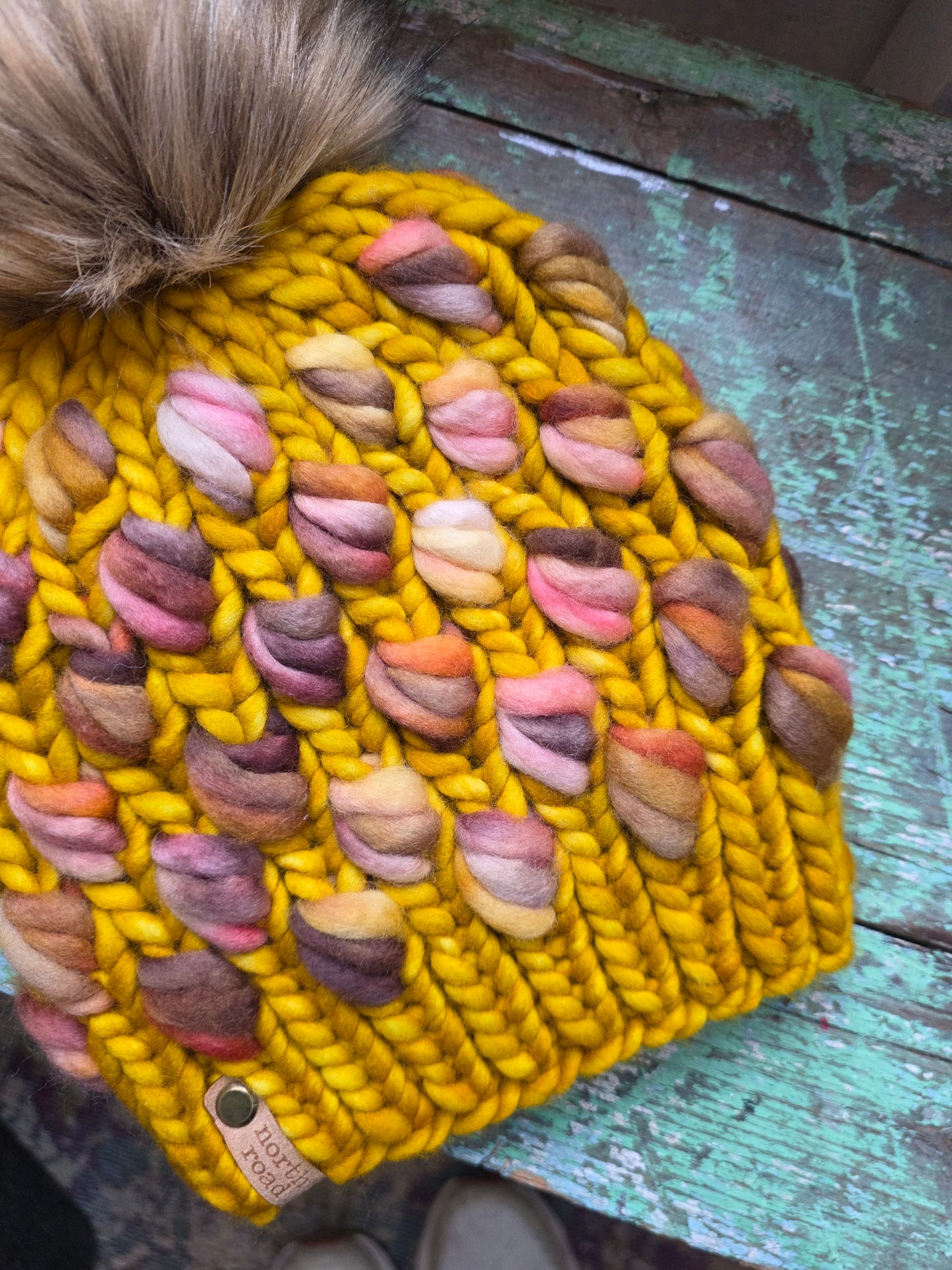 Merino Wool Pom Hat