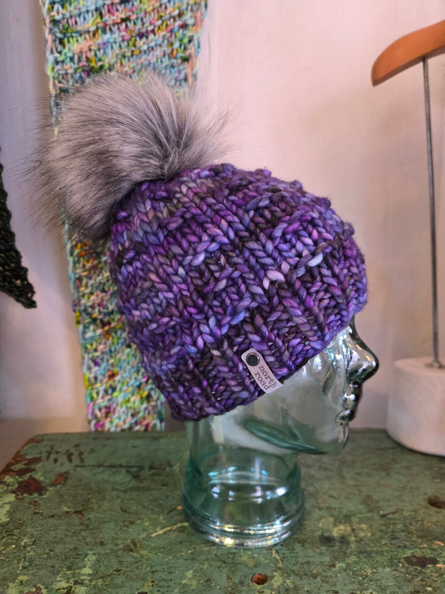 Merino Wool Pom Hat
