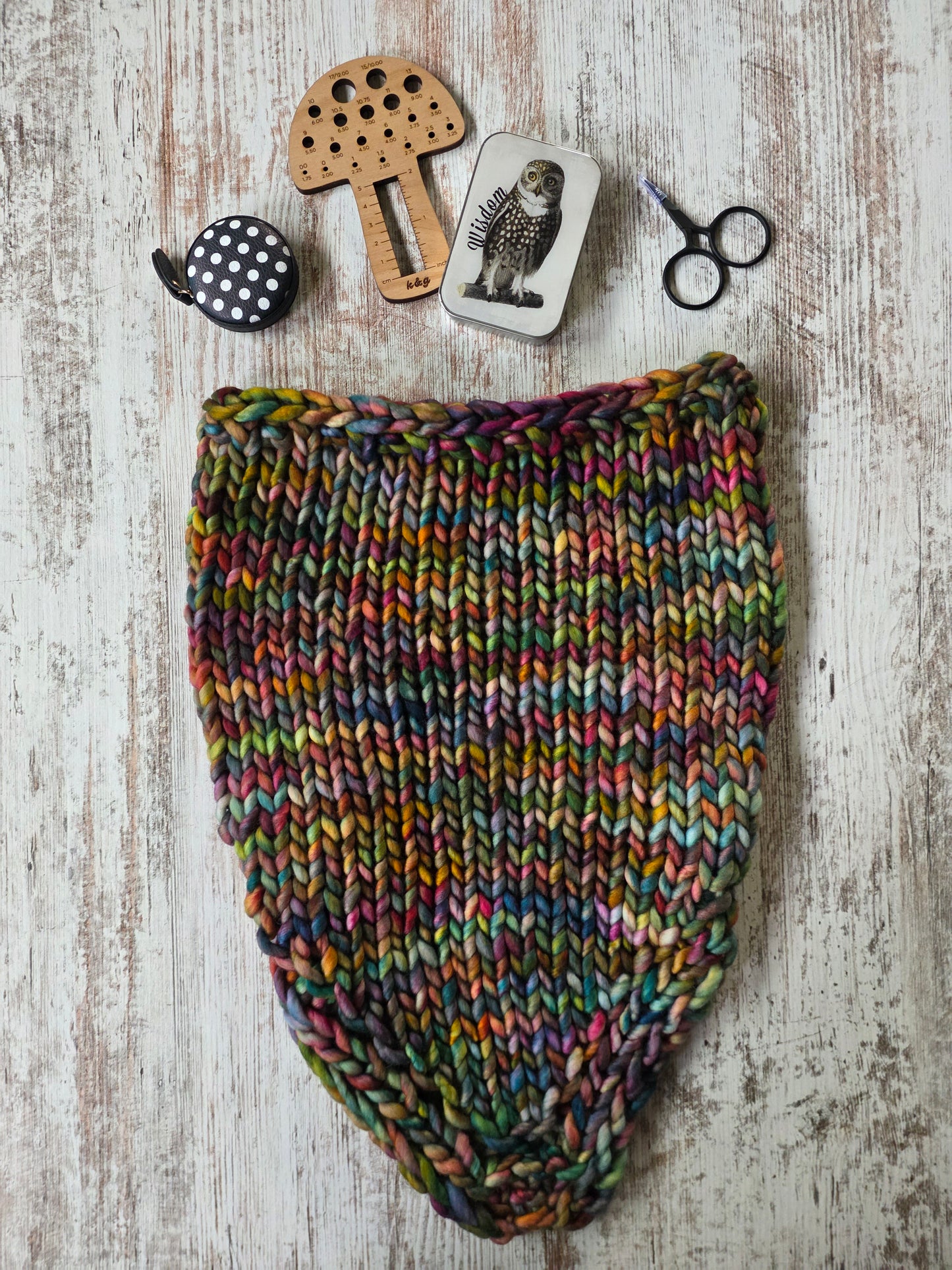 Merino Wool Bandana Cowl