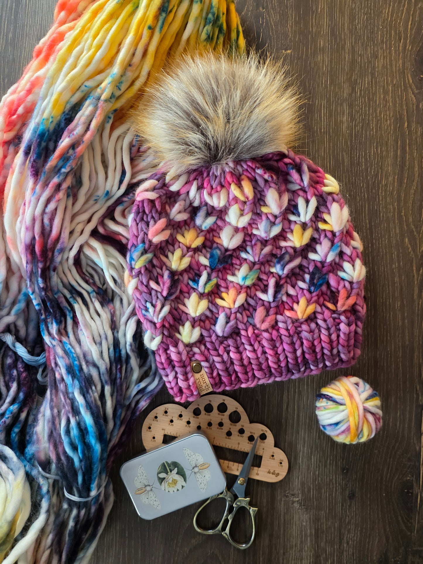 Merino Wool Pom Hat