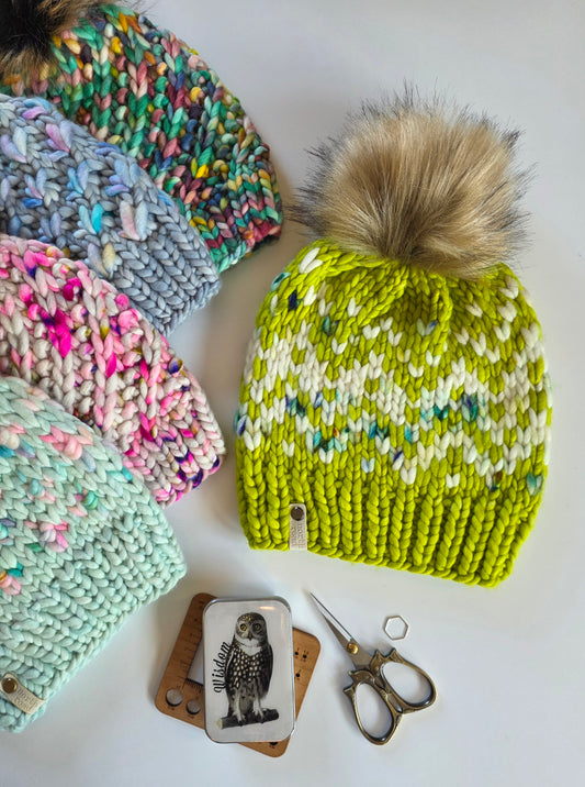 Merino Wool Pom Hat