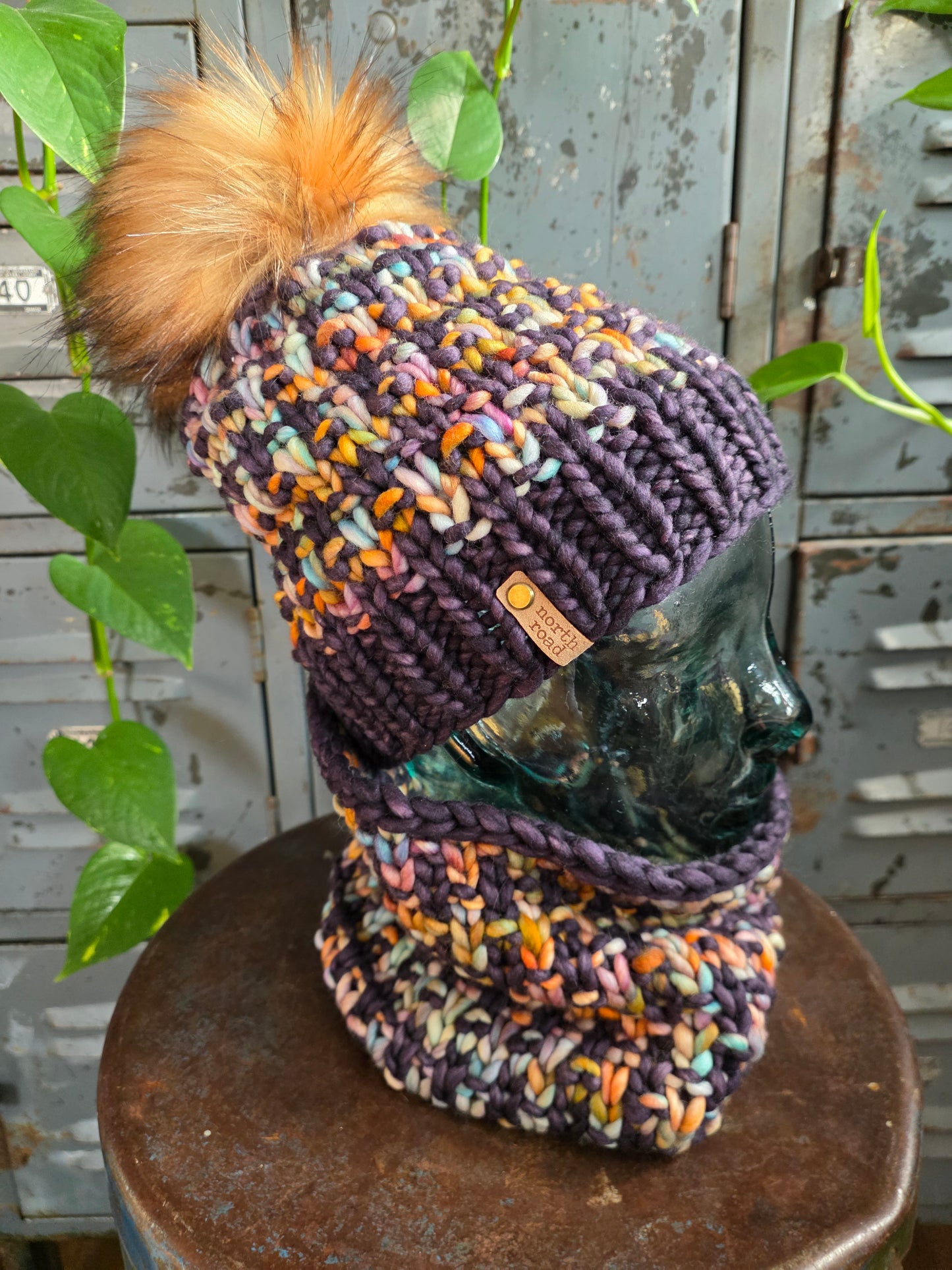 Merino Wool Hat and Cowl Set