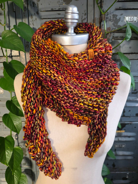 Merino Wool Sugarloaf Shawl