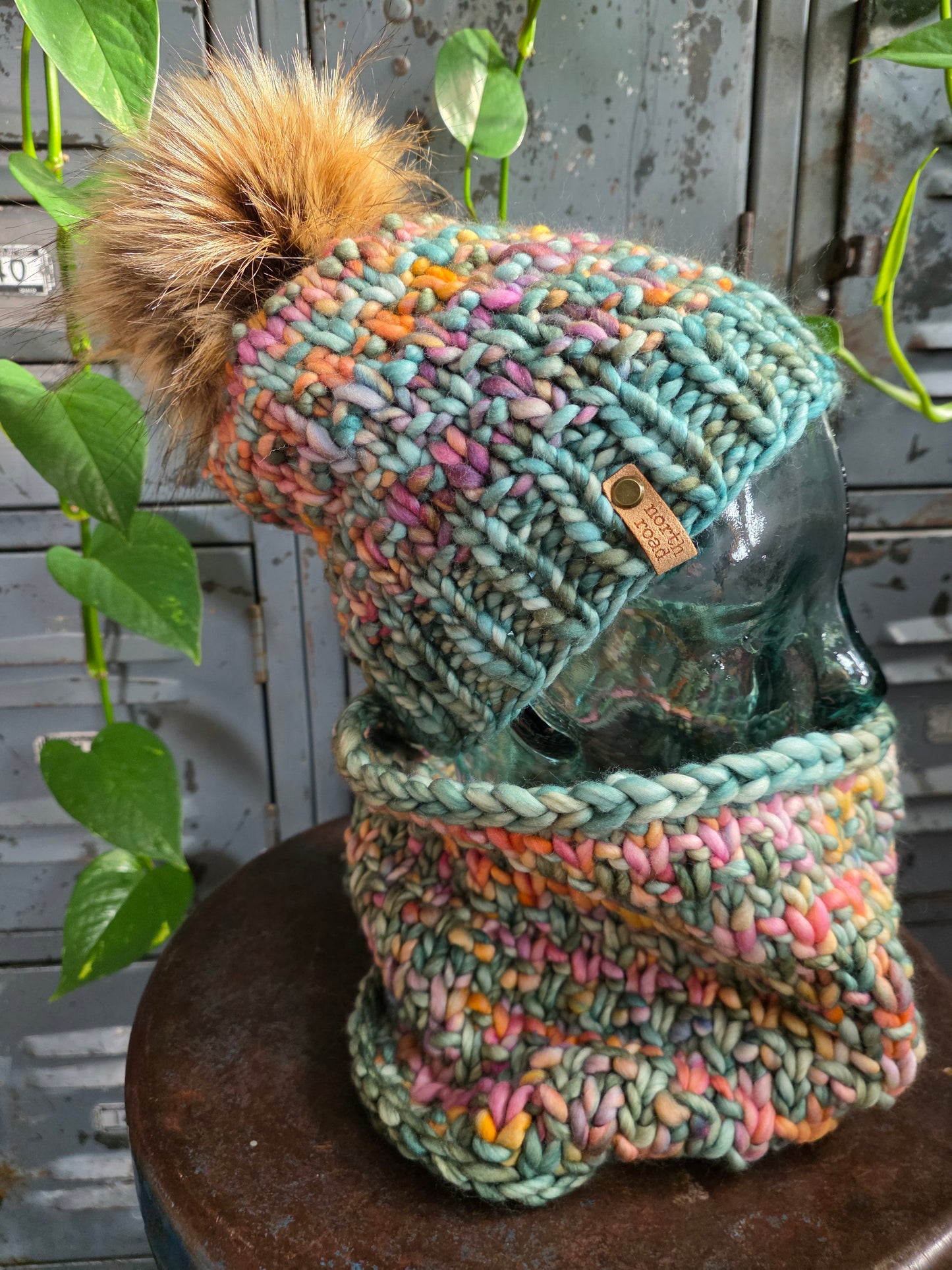 Merino Wool Hat and Cowl Set