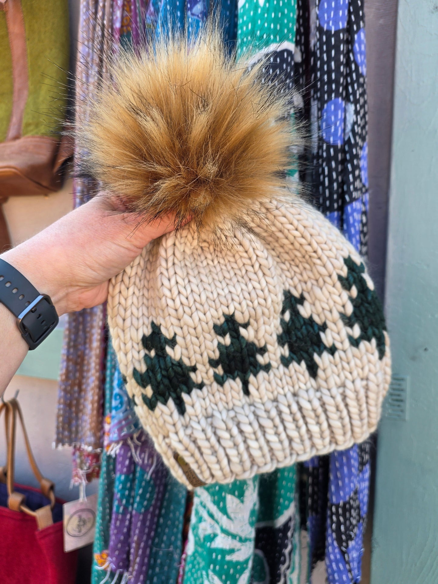 Merino Wool Pom Hat