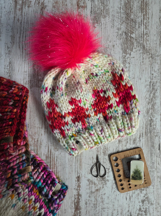 Merino Wool Pom Hat