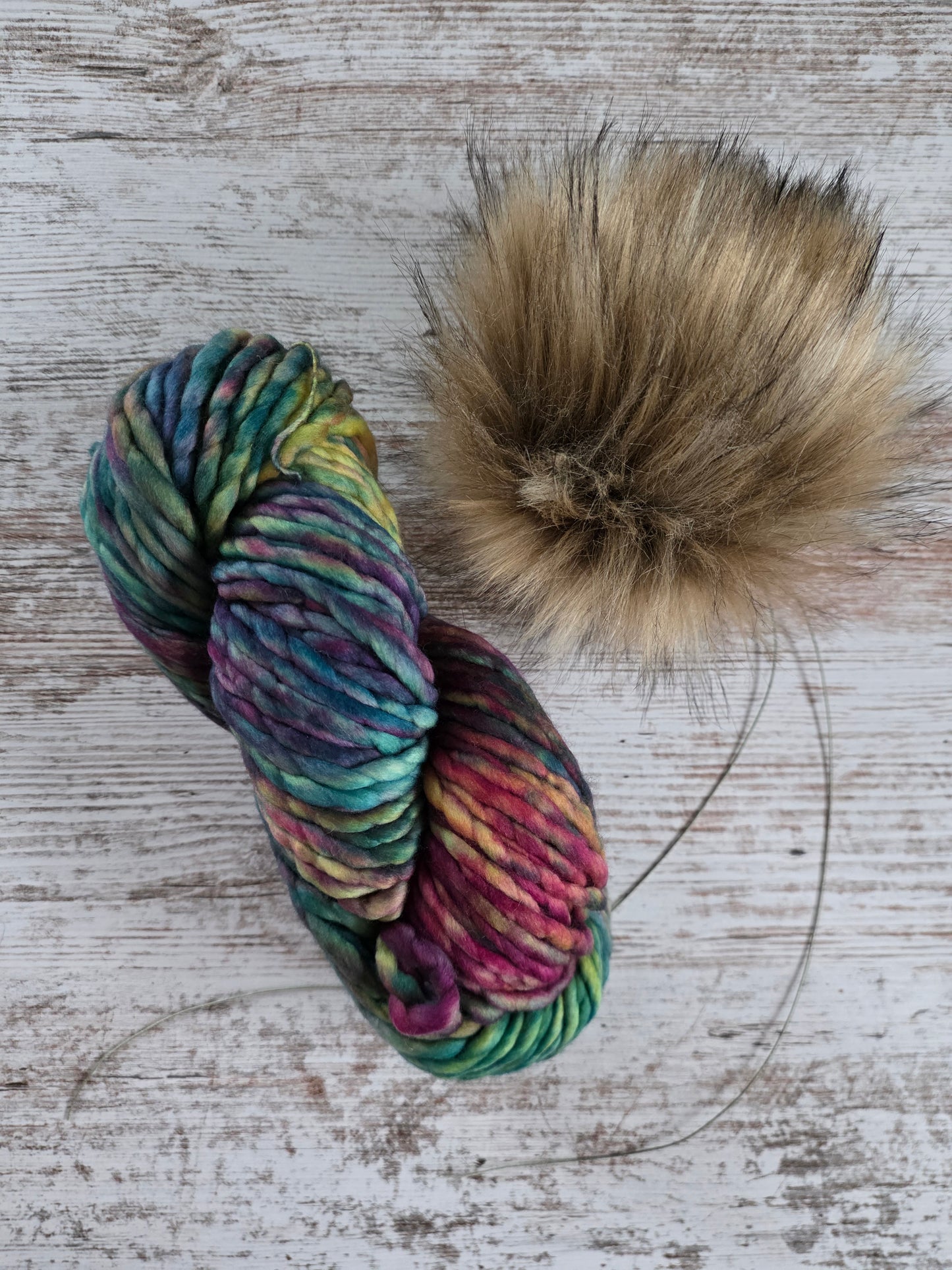 Yarn and Pom Bundle | Malabrigo Rasta | Arco Iris