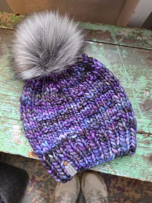 Merino Wool Pom Hat