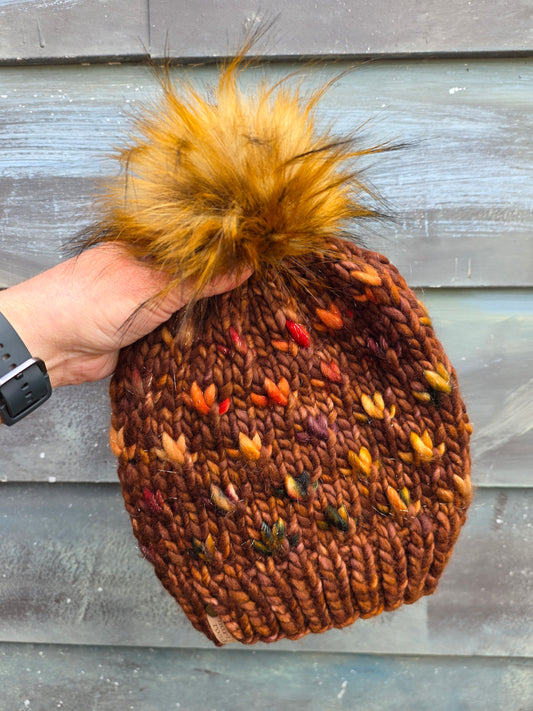 Merino Wool Pom Hat