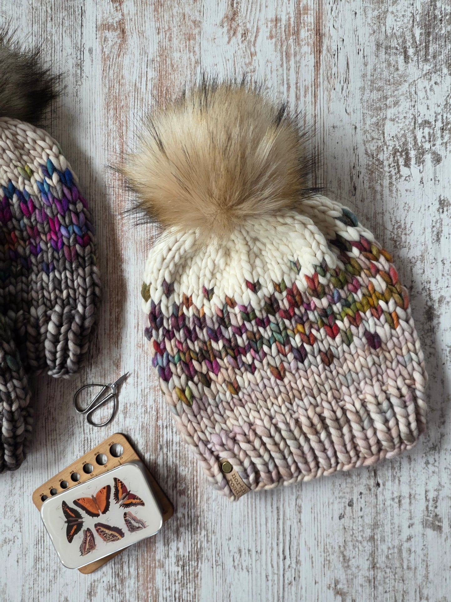 Merino Wool Pom Hat