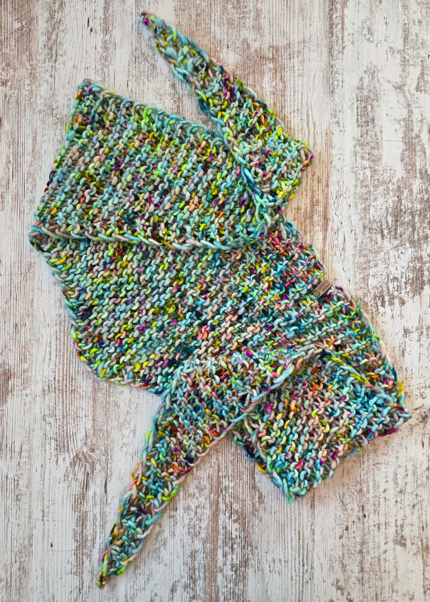 Merino Wool Shovel Point Scarf
