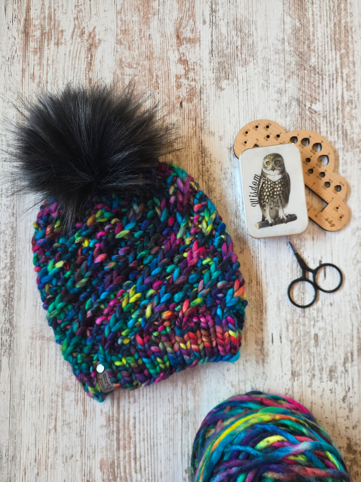 Merino Wool Pom Hat