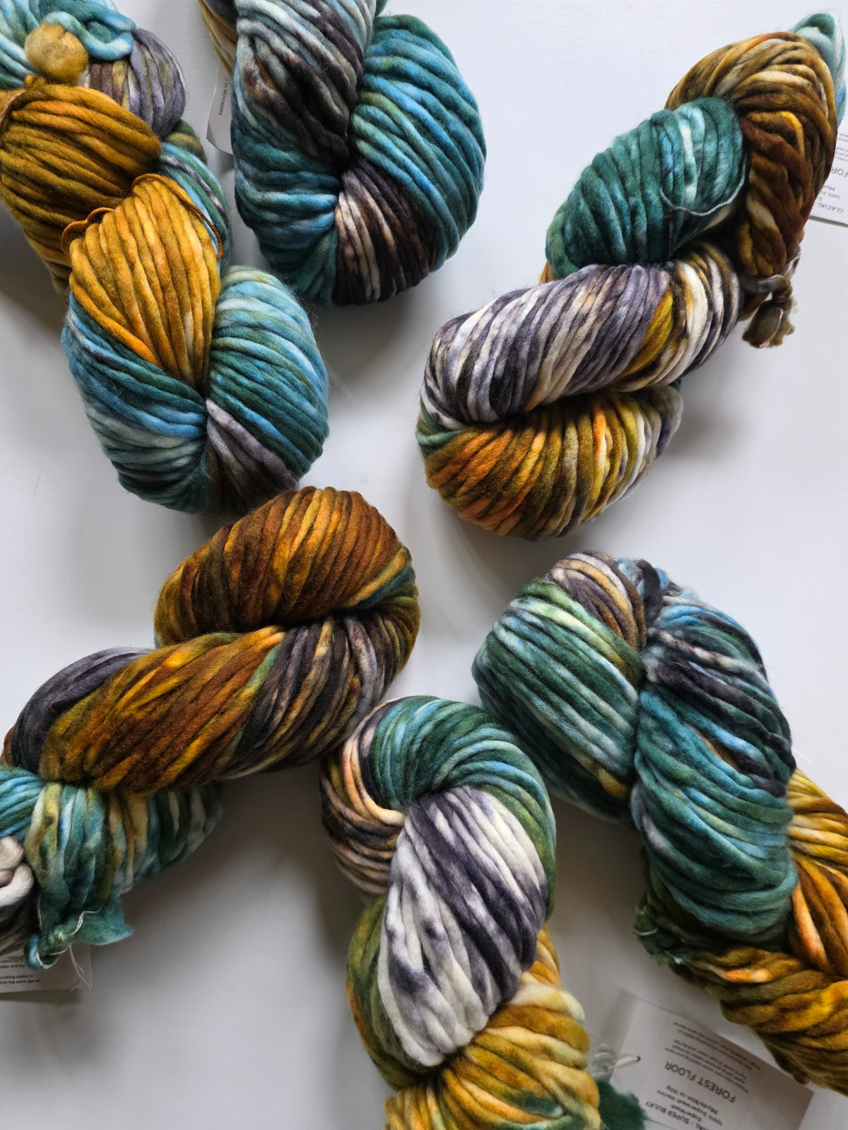 Birchwood and Wool (Knitting In The Wild) Hand Dyed Yarn | Super Bulky | Forest Floor