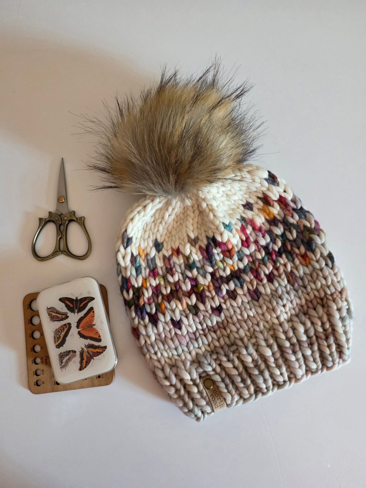 Merino Wool Pom Hat