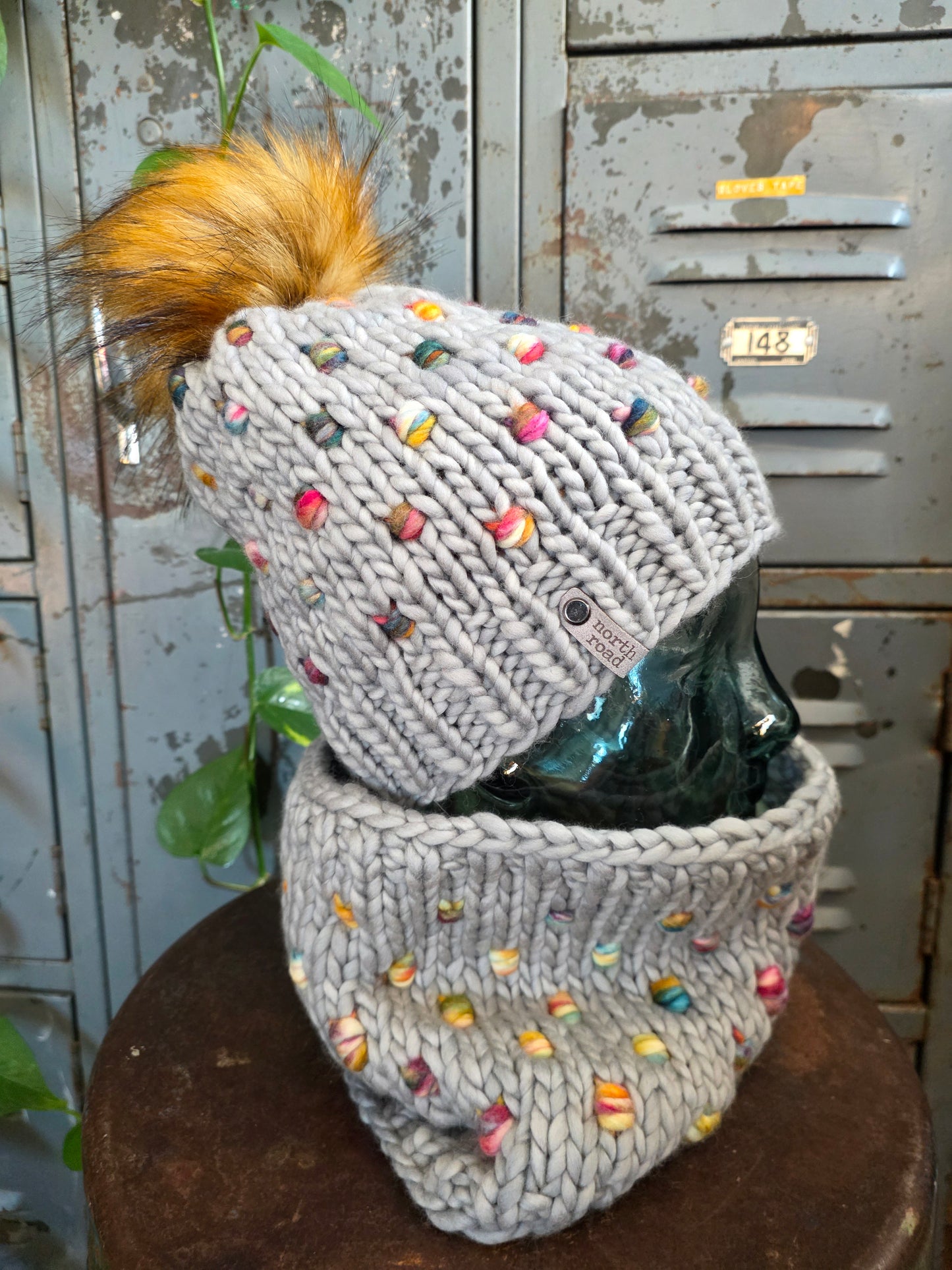 Merino Wool Hat and Cowl Set