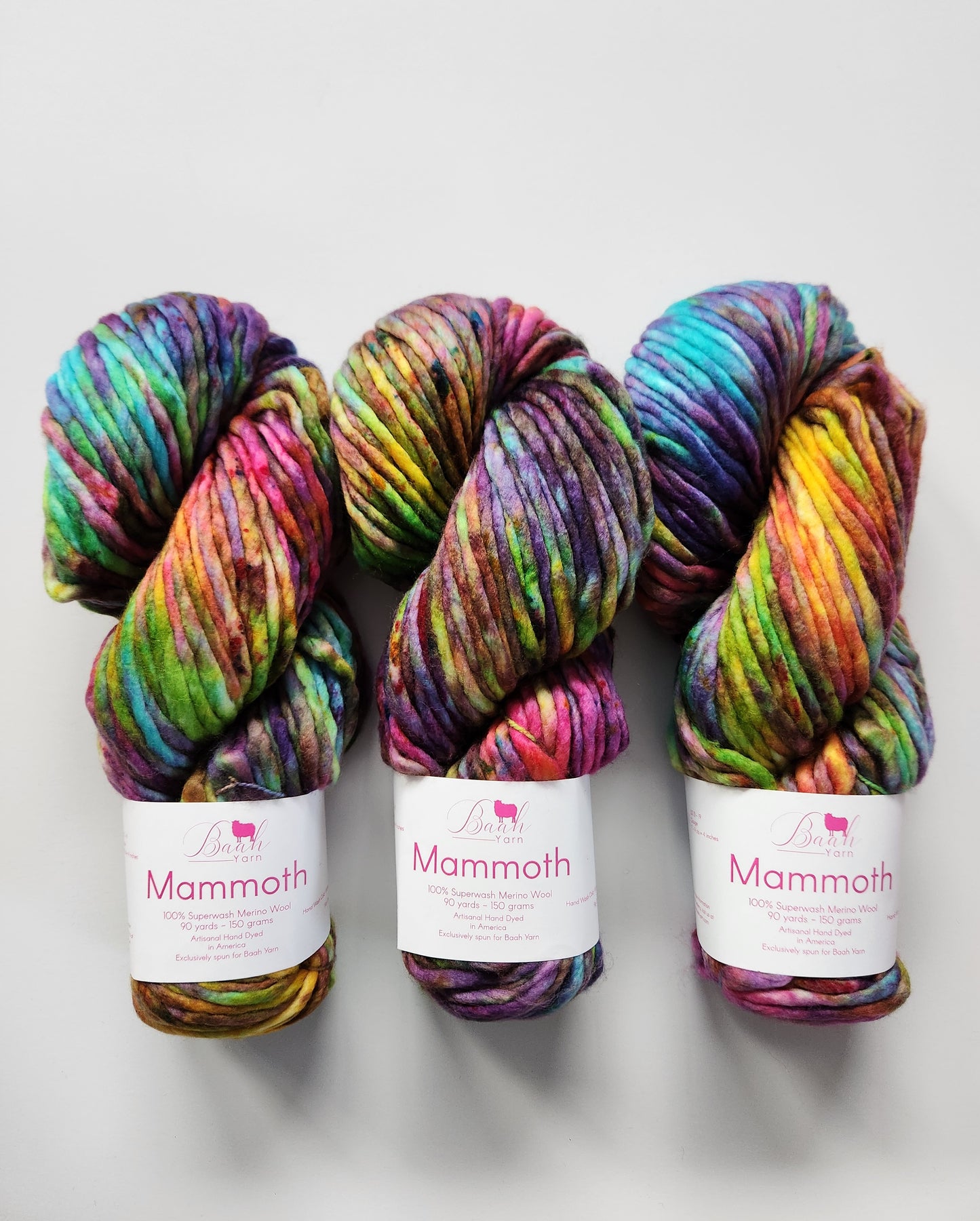 Baah Yarn | Mammoth | Hibiscus Haze