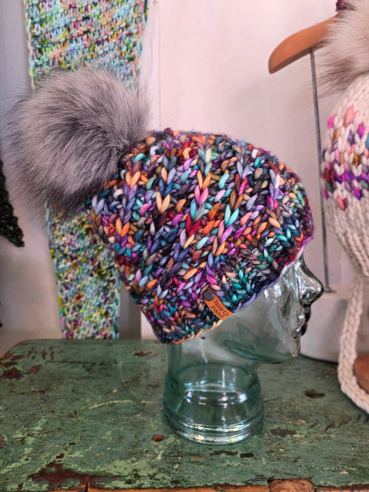 Merino Wool Pom Hat