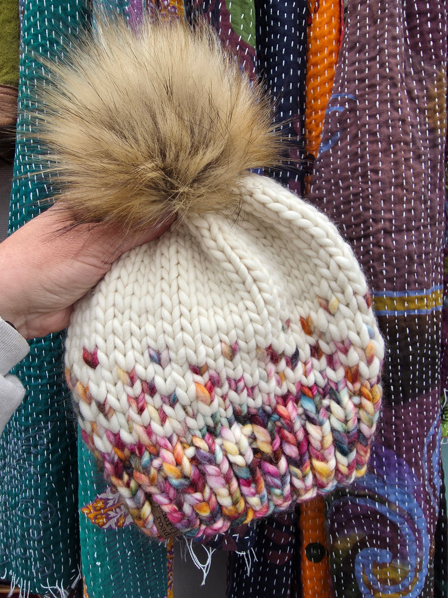 Merino Wool Pom Hat