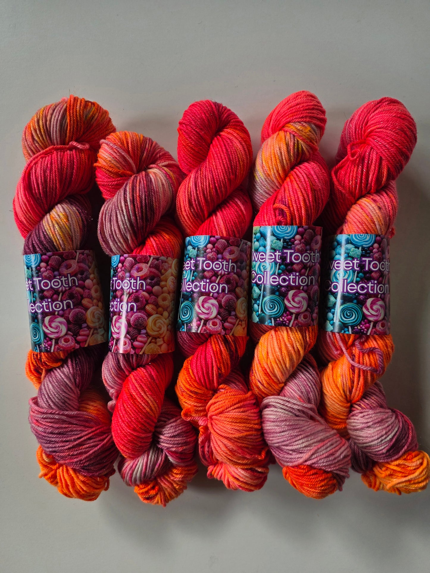 Okanagan Dye Works | Worsted Sparkle | Bubble Gum Blast