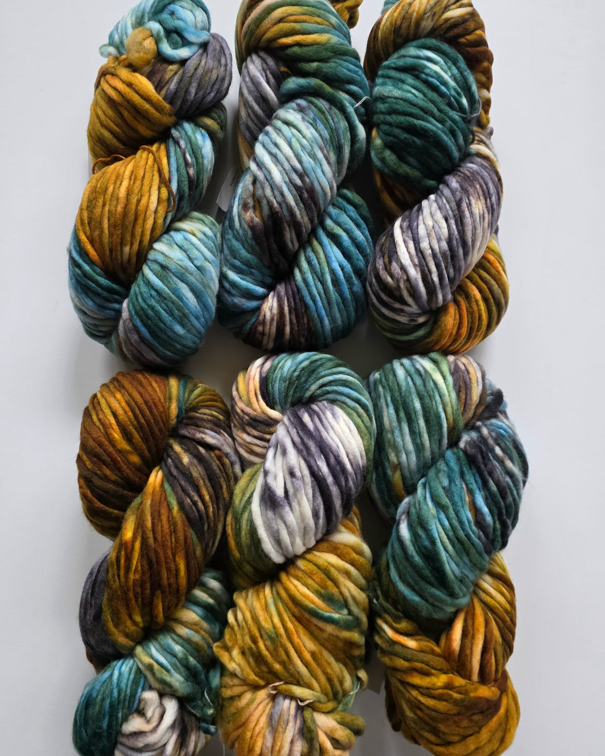 Birchwood and Wool (Knitting In The Wild) Hand Dyed Yarn | Super Bulky | Forest Floor