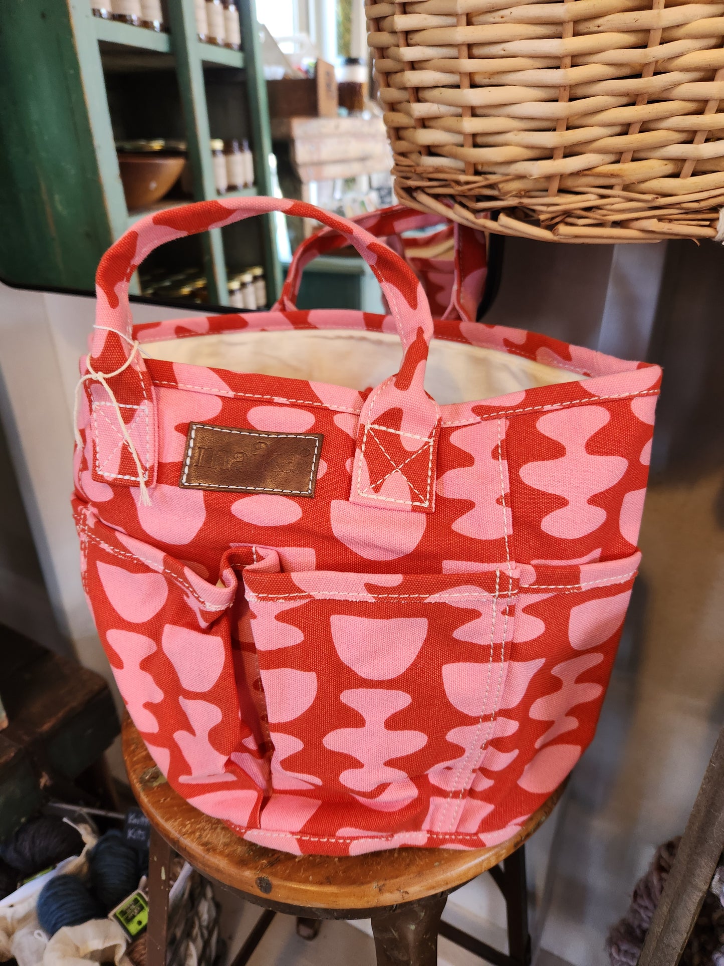 Knitting Project Bag, Market Tote, Nacka