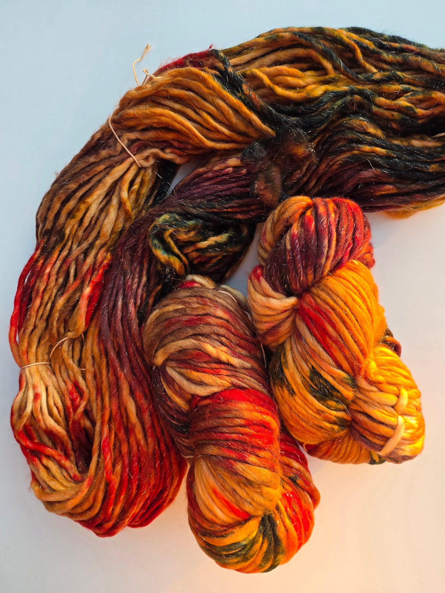 Cape May Fiber | Super Bulky Superwash Sparkle | Rooibos