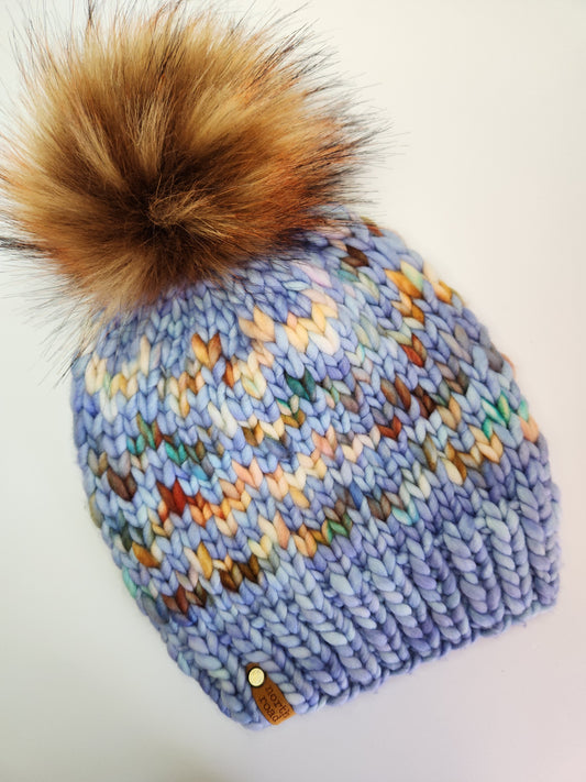 Merino Wool Pom Hat