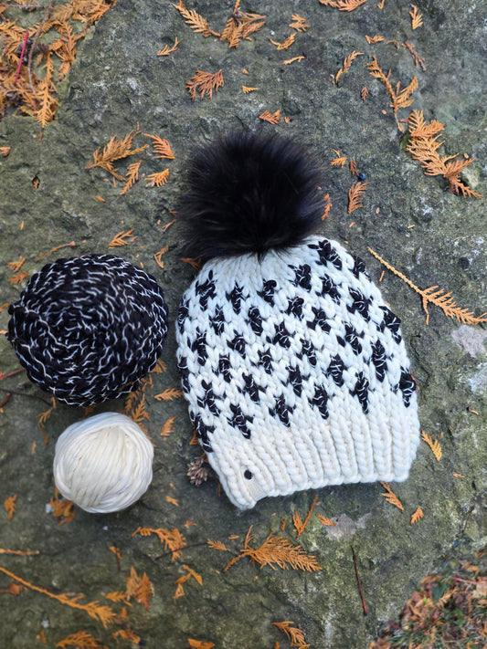 Merino Wool Pom Hat