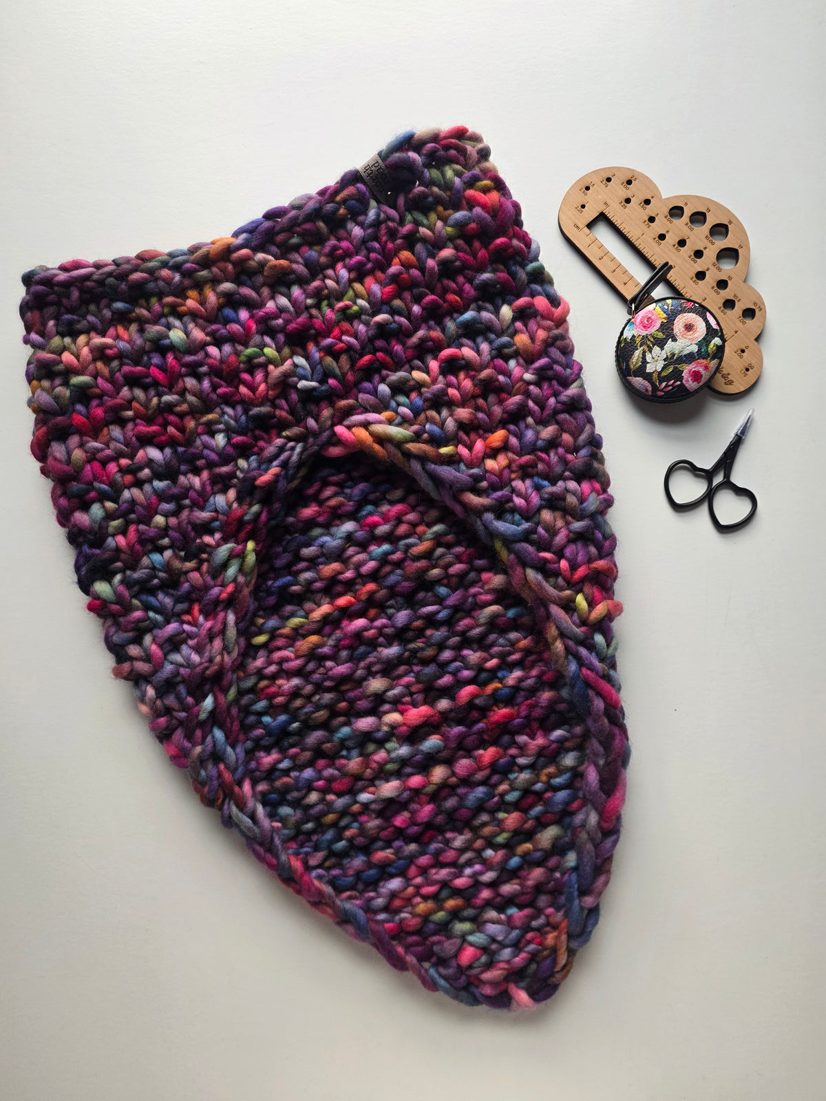 Merino Wool Bandana Cowl