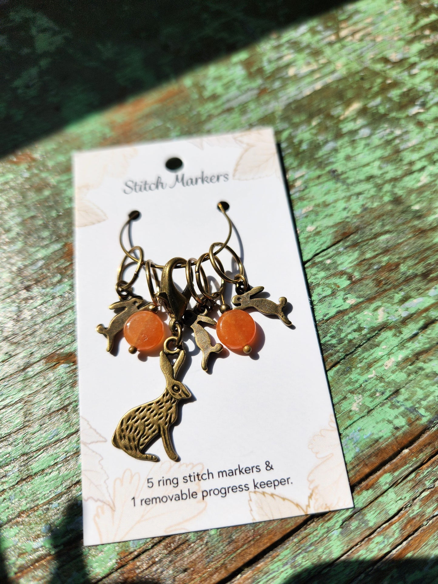 Woodland Stitch Marker Set (Rabbitt)