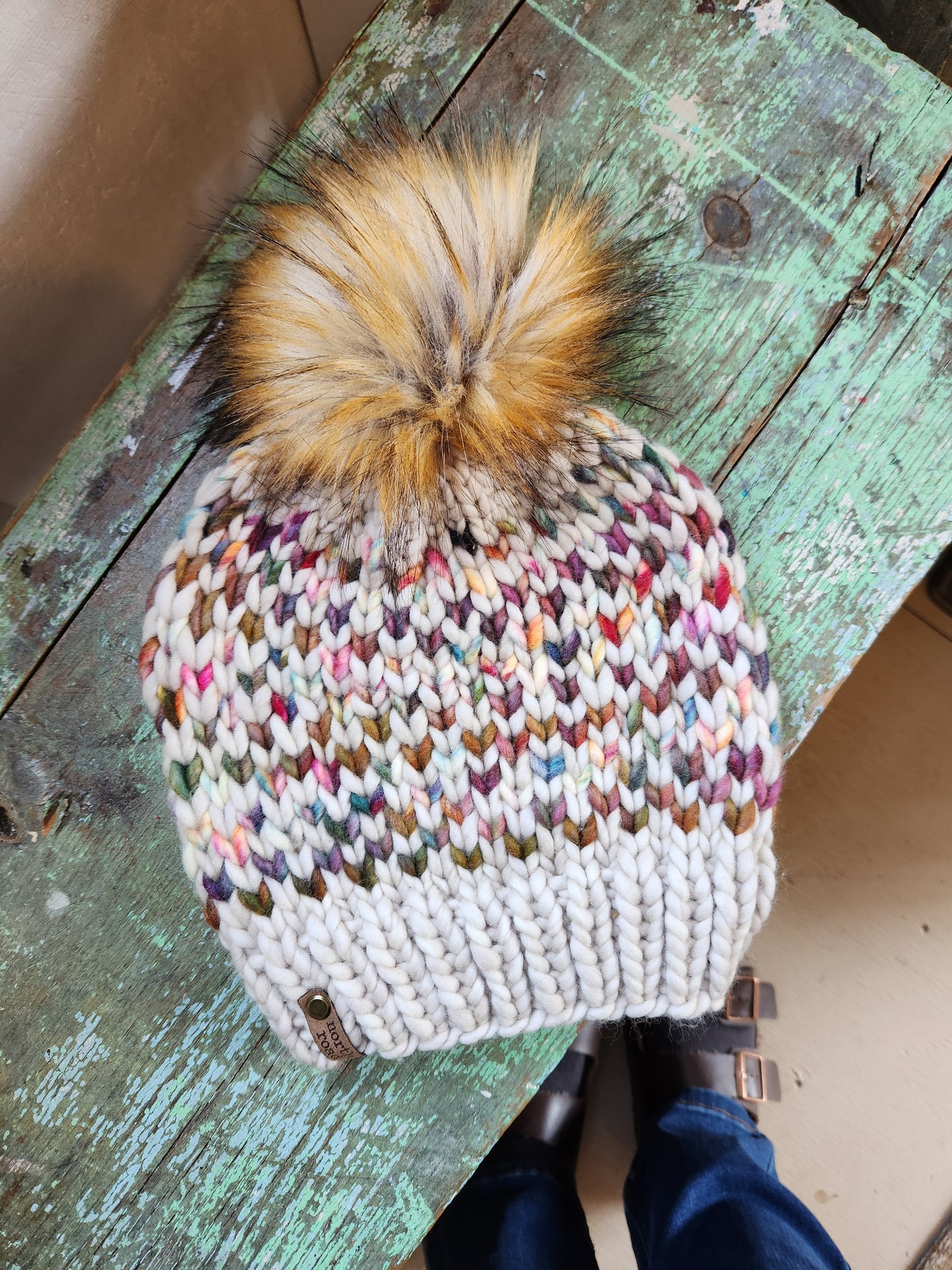 Merino Wool Pom Hat
