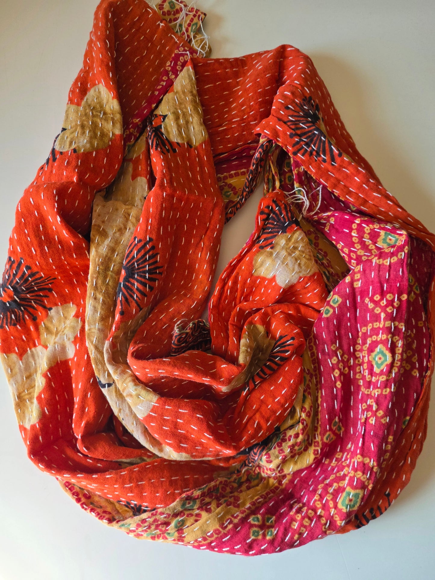 Kantha Scarf
