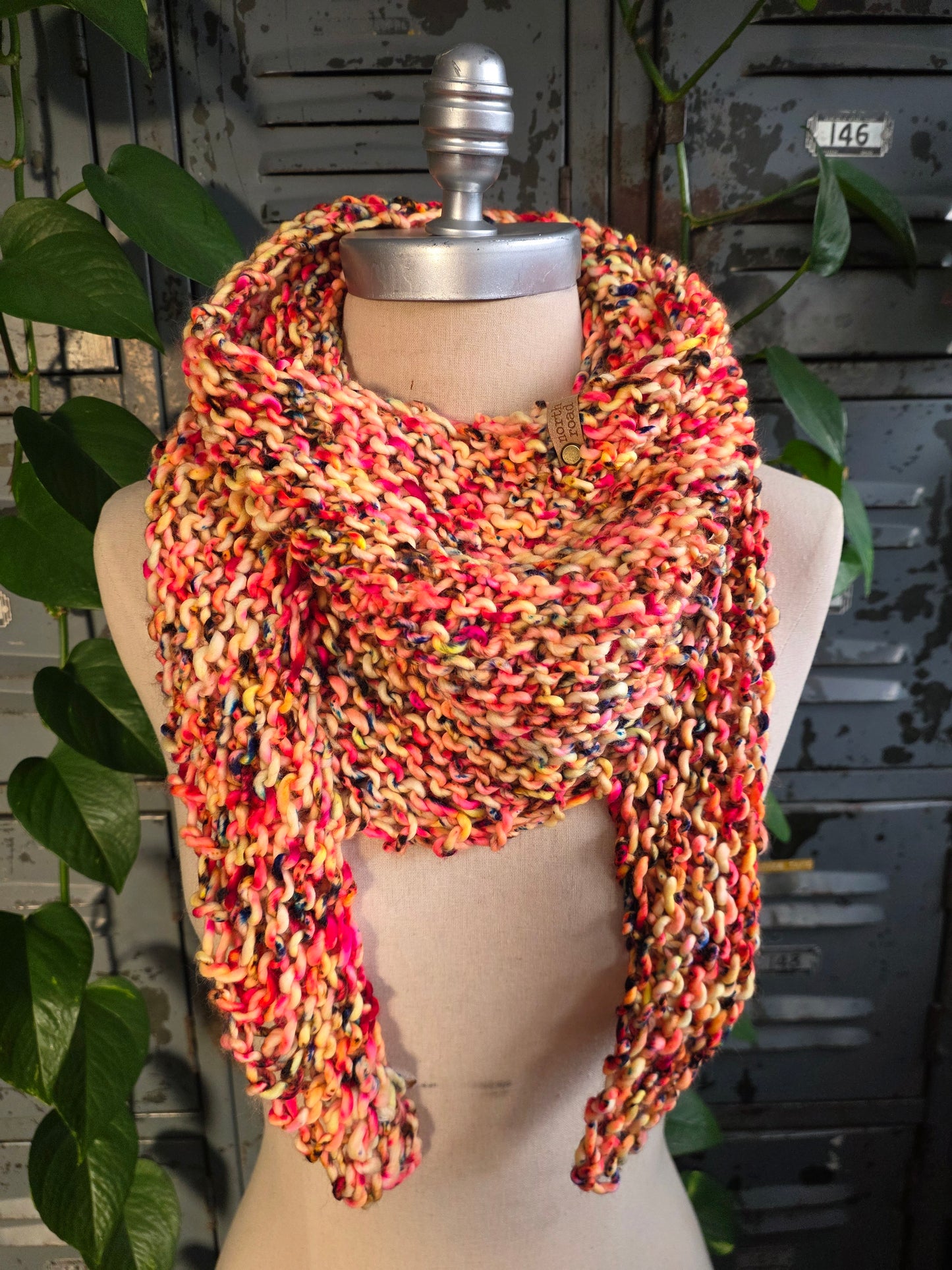 Merino Wool Sugarloaf Shawl