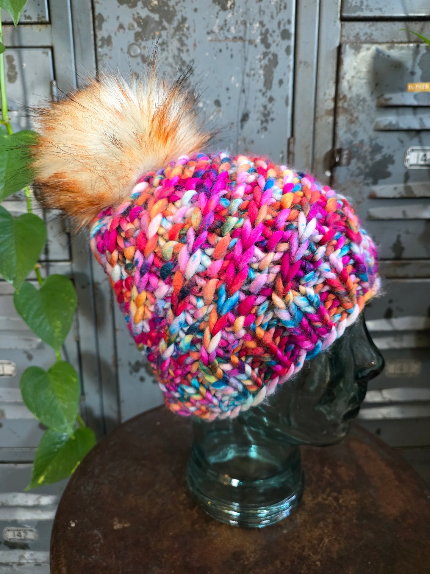 Merino Wool Pom Hat