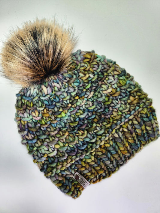 Merino Wool Pom Hat