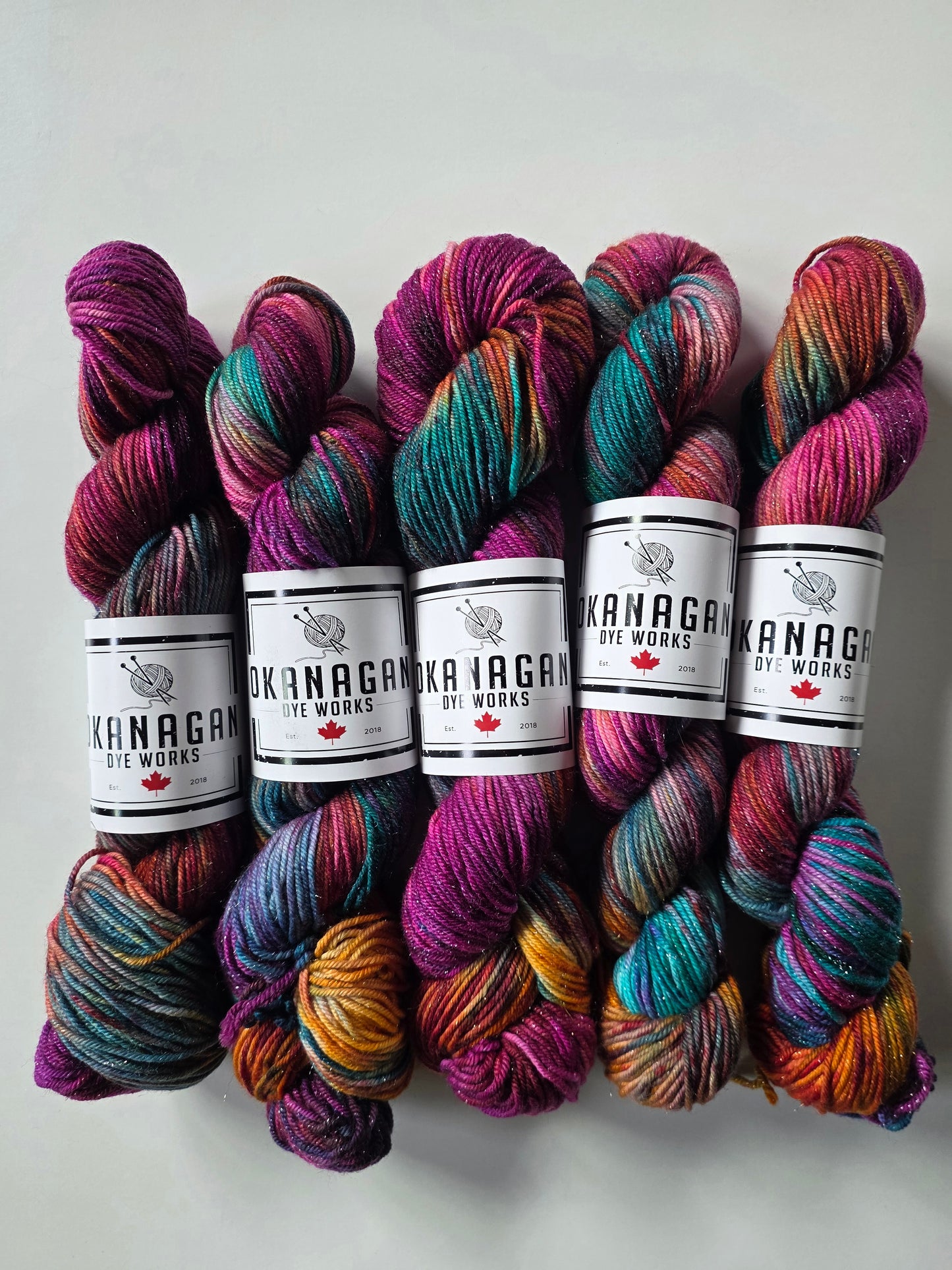 Okanagan Dye Works | Worsted Sparkle | Unconditional Love