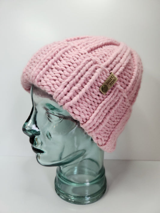 Wool Blend Folded Brim Hat