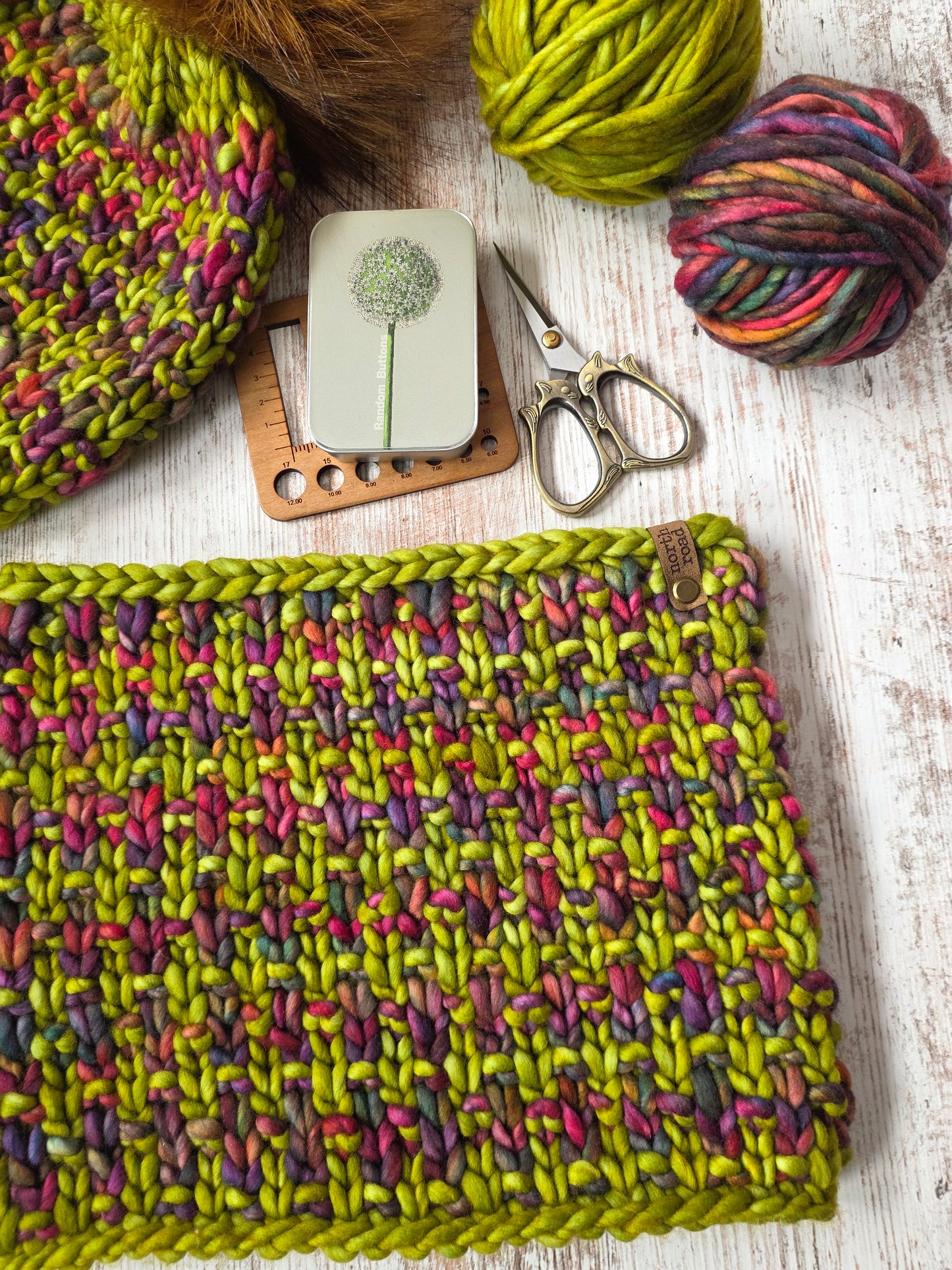 Merino Wool Hat and Cowl Set