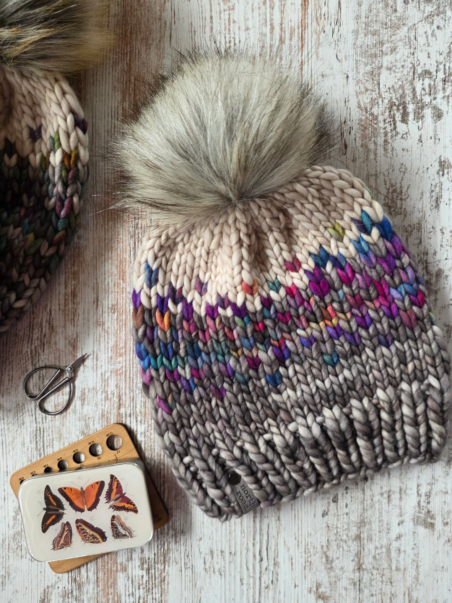 Merino Wool Pom Hat
