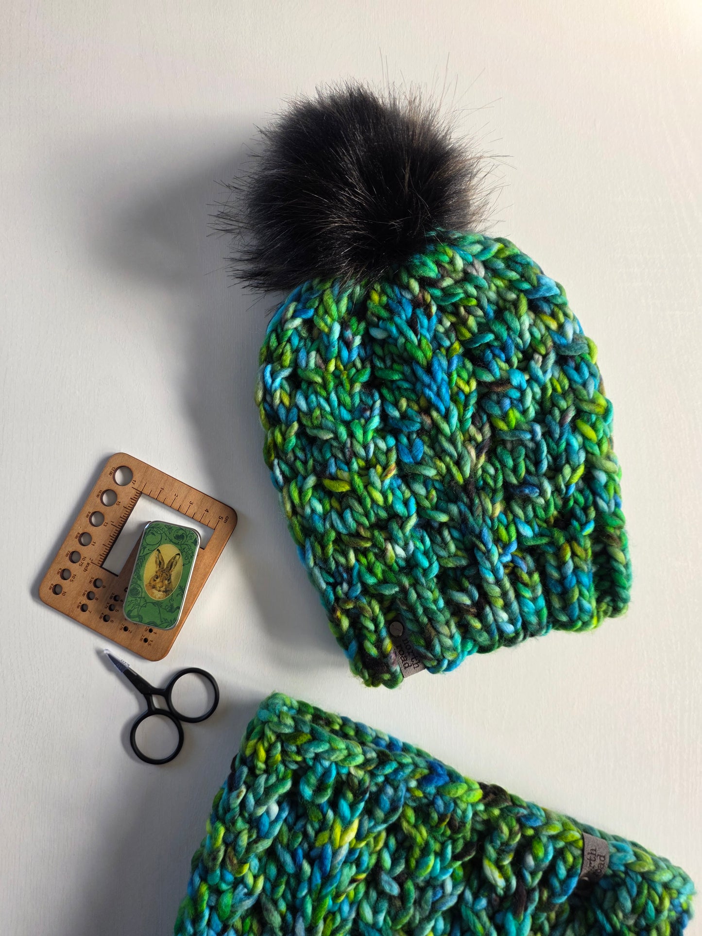 Merino Wool Hat and Cowl Set