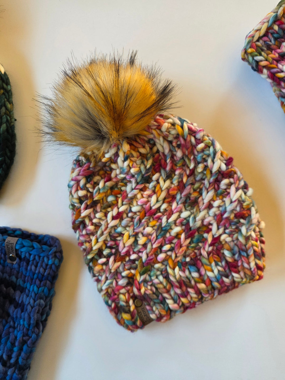 Merino Wool Pom Hat