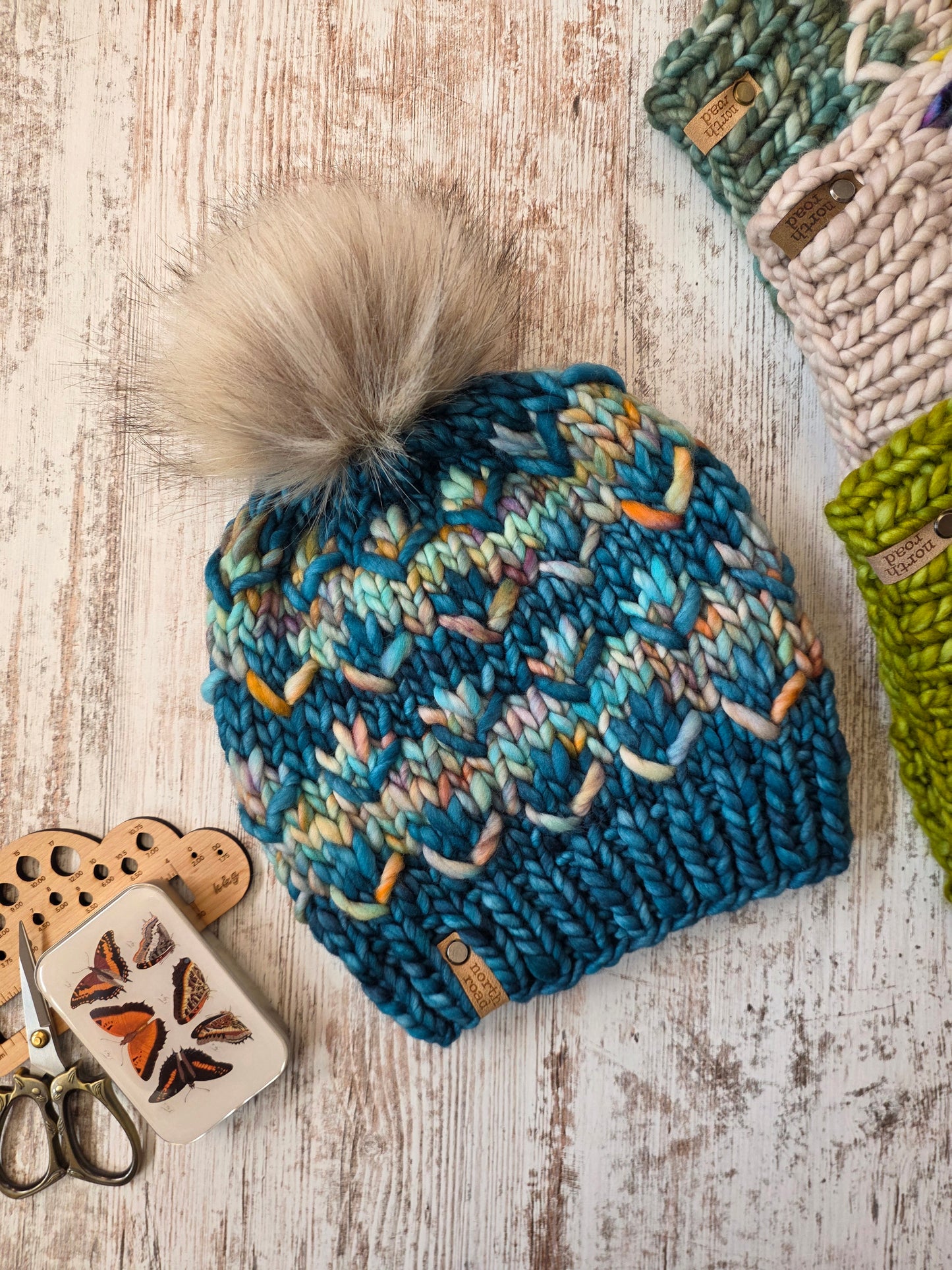 Merino Wool Pom Hat