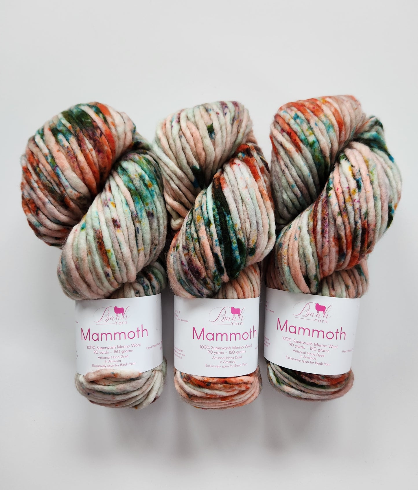 Baah Yarn | Mammoth | Certain Shades of Green